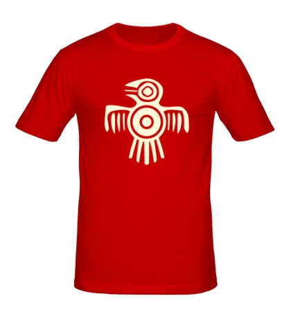 Мужская футболка «Египетская птица, свет»