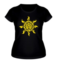 Женская футболка Рисунок солнца