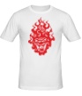 Мужская футболка «Огненный демон» - Фото 1