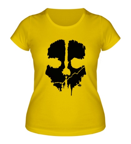 Женская футболка «Пятно черепа»
