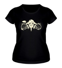Женская футболка Мертвый мотоциклист, свет