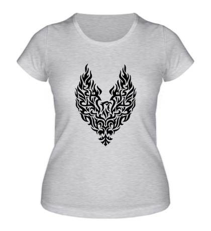 Женская футболка Огненный феникс