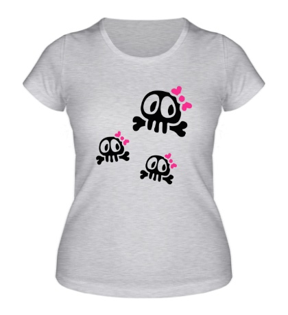 Женская футболка «Черепочки с бантиками»