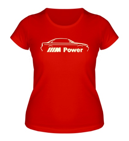 Женская футболка M Power Glow