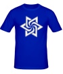 Мужская футболка «Звезда торнадо, свет» - Фото 1