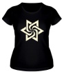 Женская футболка «Звезда торнадо, свет» - Фото 1