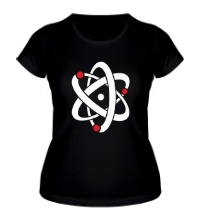 Женская футболка Символ атома