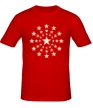 Мужская футболка «Звездный взрыв, свет» - Фото 1