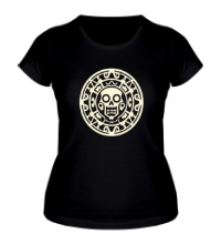 Женская футболка Ацтекская руна, свет