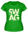 Женская футболка «SWAG City Glow» - Фото 1