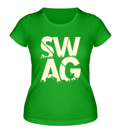 Купить женскую футболку SWAG City Glow