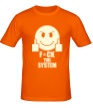 Мужская футболка «Fuck the System Glow» - Фото 1