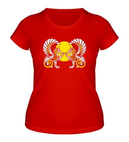 Женская футболка Гарпии: орнамент