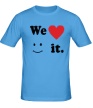 Мужская футболка «We love it.» - Фото 1
