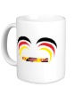 Керамическая кружка «Я люблю тебя Германия» - Фото 1