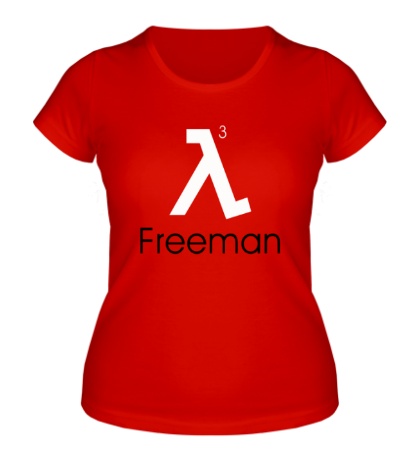 Женская футболка Half-Life 3: Freeman