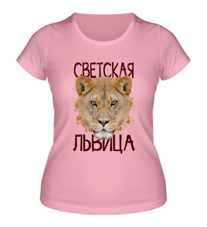 Женская футболка Светская львица