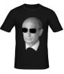 Мужская футболка «Путин в очках» - Фото 1
