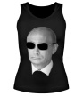 Женская майка «Путин в очках» - Фото 1