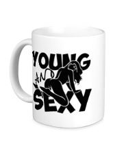 Керамическая кружка Young and sexy
