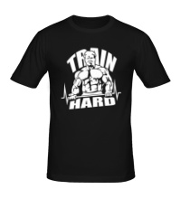 Мужская футболка Train hard bro