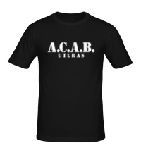 Мужская футболка A.C.A.B Ultras Team