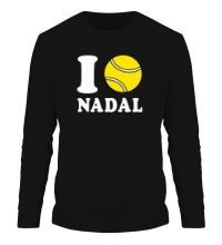 Мужской лонгслив I love Nadal