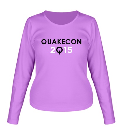 Женский лонгслив «Quakecon 2015»
