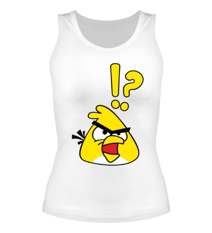 Женская майка Angry Birds: Yellow Bird