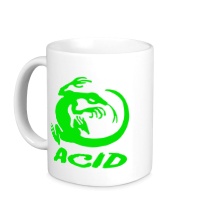 Керамическая кружка Acid iguana