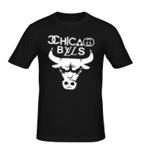 Мужская футболка Chicago Bulls fun logo