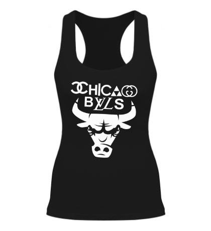 Женская борцовка Chicago Bulls fun logo