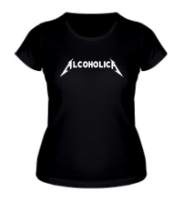Женская футболка Alcoholica