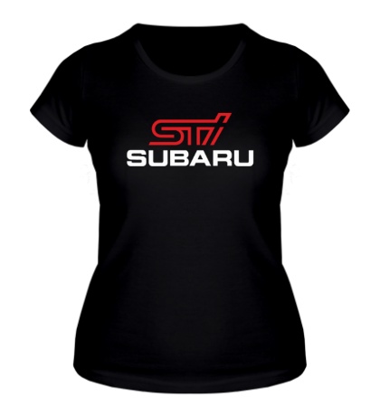 Женская футболка Subaru STI