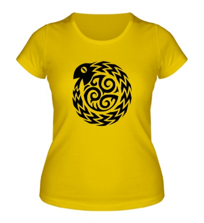 Женская футболка Символ змеи