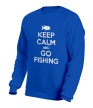 Свитшот «Keep Calm & Go Fishing» - Фото 10