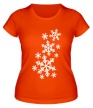 Женская футболка «Снегопад» - Фото 1
