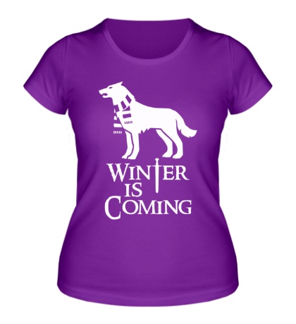 Женская футболка Winter is Coming: Dog