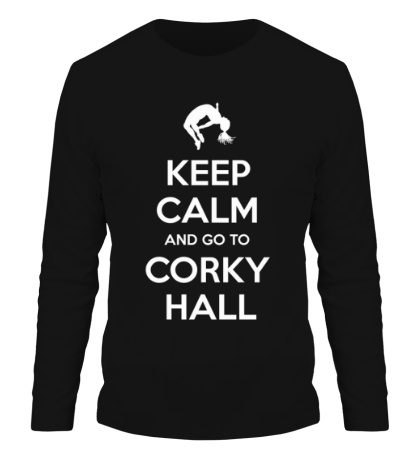 Мужской лонгслив Keep Calm and go to Corky Hall