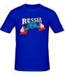 Мужская футболка «Russia PR» - Фото 1