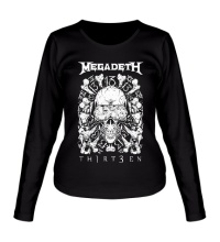 Женский лонгслив Megadeth Thirteen