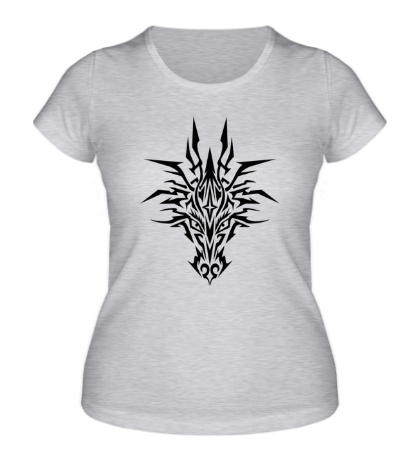Женская футболка Мистический тату-дракон