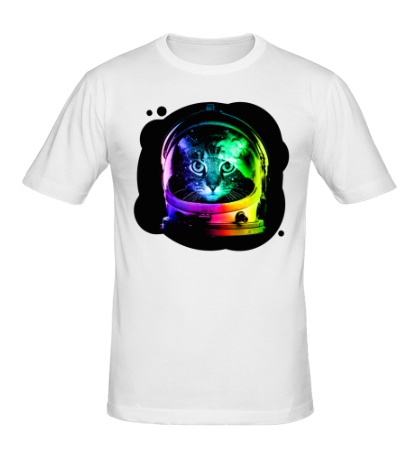Мужская футболка Cat Astronaut
