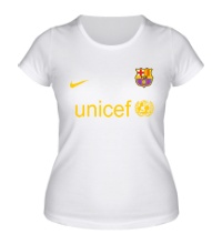 Женская футболка Barcelona Messi 10