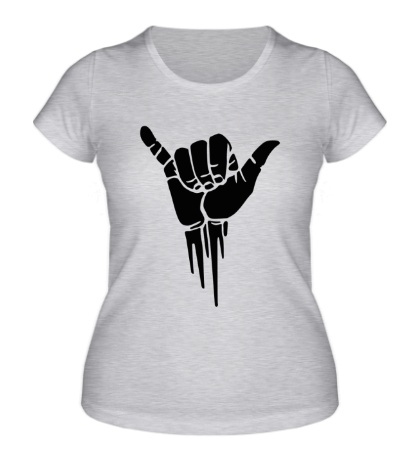 Женская футболка Жест рукой