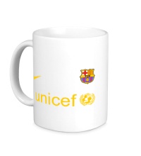 Керамическая кружка Barcelona Messi 10