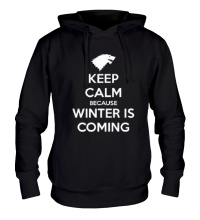 Толстовка с капюшоном Keep Calm & Winter is Coming