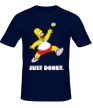 Мужская футболка «Гомер Симпсон, Только пончик» - Фото 1