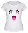 Женская футболка «Лицо аниме» - Фото 1