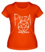 Женская футболка «Eat pizza, die young!» - Фото 1